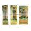 Custom Printing High Barrier Plastic Resealable Three Sides Sealed Foil Smell Proof Cigar Pre Roll Packaging Mylar Bags