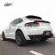 Good fitment pd style wide body kit for Porsche MACAN front bumper rear bumper and wide flare for porsche macan facelift