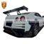 For GTR R35 Car Front Bumpers Lip Spoiler TC Style Fiberglass Hood Scoop Body kit New Arrival