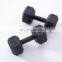 2021 hot selling new hexagonal dumbbell set men football heavy household fitness equipment plastic dumbbell