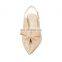 2020 Elegant model new style women shoes design bow tie ladies heel pointed toe footwear sandals made in Spain