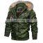 Hot sale PU leather hooded jacket new design plus size slim coat bubble coat men's leather coat winter coat clothes for male
