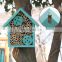 Green backyard wooden portable honey fann bumble bamboo bee house bee hive nest frame