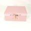 High-grade Korean style multi-functional large capacity cosmetics box portable PU jewelry storage box