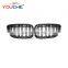 F22  carbon fiber dual slat car front bumper grille grill for 2014-2018 BMW 2 series F22 F23 F87 M2