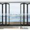 Aluminium  entrance  bi fold door interior door with high security and good quality