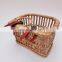 Hot Sale Handcrafted Rattan front bicycle basket Wicker bike basket with cup holder Cheap Wholesale made in Vietnam