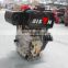Bison CHINA 4Stroke 6Hp Single Cylinder Aircooled Diesel Engine Km178f Shaft Angle