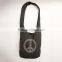 New Stylish Marked Crystal Peace Sign Hobo Hippie Sling Bag Crossbody Canvas Hippie Bag