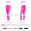 Crossover Waist Leggings Woman Scrunch Butt High Rise Fitness Yoga Pants Leggings Pitaya