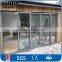 grey powder coated aluminium bi folding windows and doors