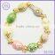 Copper enamel easter egg jewelry faberge egg bracelet