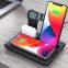 4 in1 magnetic wireless charger portable fast wireless charging phone holder for mobile phone