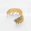 2016 Summer Style New Bracelet Antique Gold Angel Wing Metal Cuff Bracelet for Women