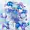 Bulk Snowflake Foil Balloon Sets - Blue/Lavender, for Snow Princess Themed Birthday Parties