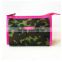 Custom fashionable camo cosmetic bags makeup organizer outdoor travel bags for women