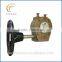 quarter turn gear actuator with worm