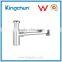 KingChun Free Samples drain pump chrome bottle trap for bathroom fittings(J220)