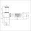 Excellent Quality Basin Sink Bottle Trap Chrome Plated Brass Waste Siphon(J281-B)