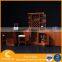 China wholesale fashional acrylic wine display wood whisky display cabinet