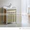 Square small bath simple style floor standing aluminium washing clothes cabinet