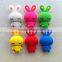 Wholesale 3D super PVC USB keychain/new product cartoon character PVC usb flash drive