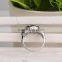 cheap price oval shape hand setting natural garnet black small stone 925 sterling silver ring