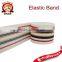 Color stripes between color elastic band, waistband