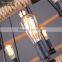 Fancy metal pendant lamp vintage black edison pendant lights