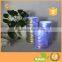 Remote Control Flickering LED Candle Gold Pillar LED Wax Candle For Wedding Party Bar Hotel Decoration