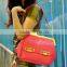 hot sale fahion different colors crocodile metal frame handbags
