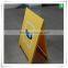 3D Printing ABS yellow custom vacuum formed plastic caution stand sign board                        
                                                Quality Choice