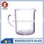 pyrex borosilicate glass cup with handle