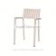 New fashion 2016 antique plastic outdoor armrest chairs