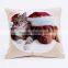 PLUS Hot sale custom printing dog decorative pillow cover for home decoration