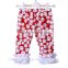 wholesale ruffle pants baseball icing baby leggings for kid pants 2016