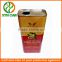 Red cement plug 1.6L tea oil packaging tin box