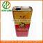 Red cement plug 1.6L tea oil packaging tin box