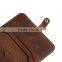 New designed Genuine HandMade Leather Flip Wallet Case For iPhone 6