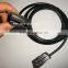 obd2 cable 90 degree male to female cable J1962m to J1962F 1.5m long