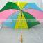 shenzhen supply multi color golf umbrella, umbrella parts
