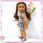 High quality popular make up dolls 18 inch oem