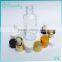 2015 5-100ml amber glass bottles apothecary potion liquid medicine bottles with silicone rubber cap stopper