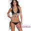 Solid Red girls Plus Size open hot sexyi photo image bikini swimwear