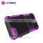 Low MOQ hard sheild armor combo back cover case with kickstand for apple iphone 7 wholesale cell phone case