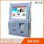 15" touch screen Kiosk Cash Acceptor Payment Machine Wall Mounted card Dispenser Kiosk