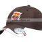 100% cotton golf cap with metal logo