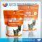 hot sell food packing alumimum foil ziplock pet food bag with stand up