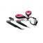 Eyelash Tweezers Set With Eyelash Curler in Black Color Coating