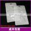 Apparel transparent plastic bag/underwear zipper pouch/white clear bag